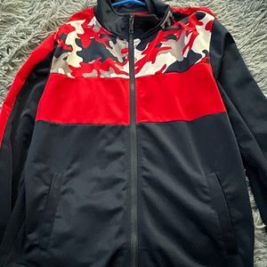 Red army print jacket